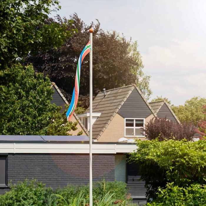 6 meter aluminium cilindrische vlaggenmast Ø70 mm 