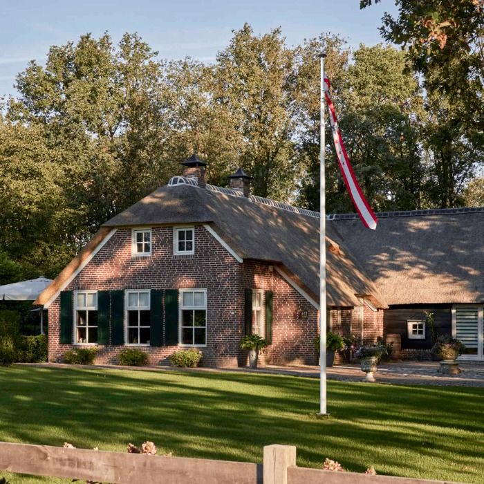 7 meter aluminium conische vlaggenmast