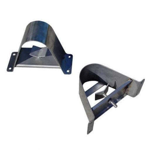 Muurbeugel set voor aluminium vlaggenmasten