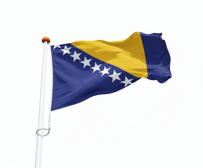 Vlag Bosnië en Herzegovina