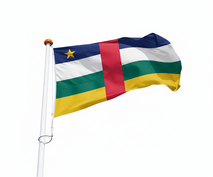 Vlag Centraal Afrikaanse Republiek