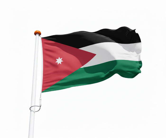 Vlag Jordanië