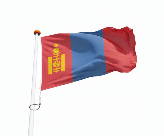 Vlag Mongolië