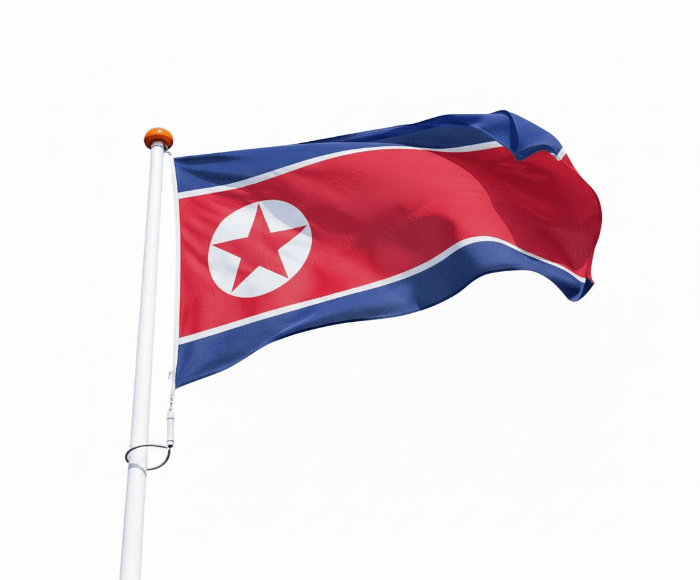 Vlag Noord-Korea