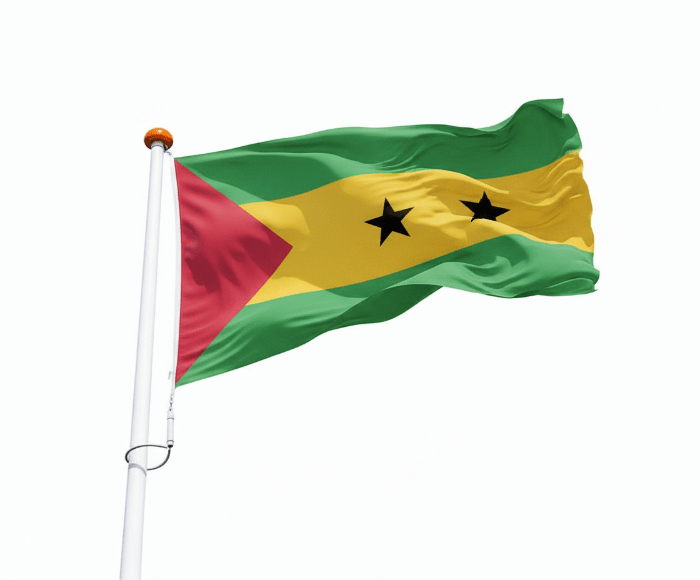 Vlag São Tomé en Principe