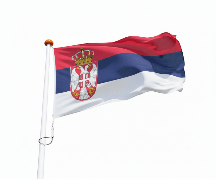 Vlag Servië