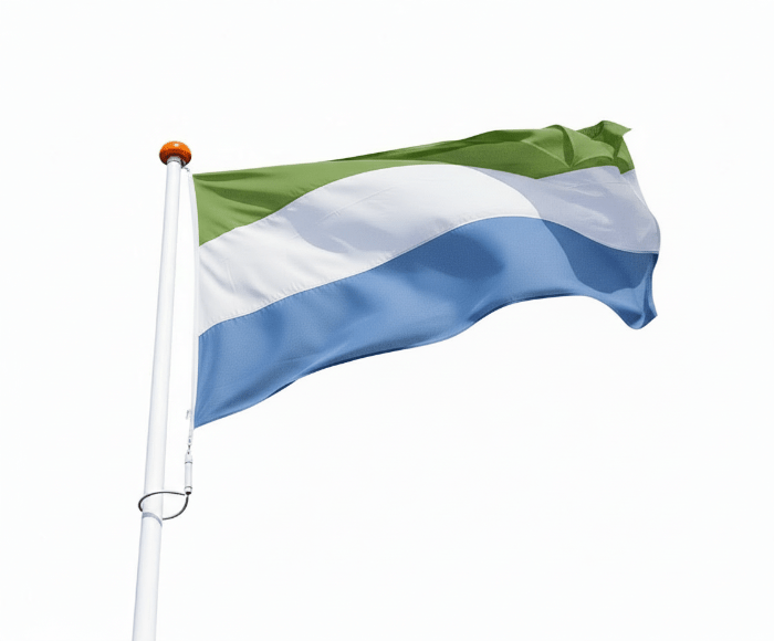 Vlag Sierra Leone