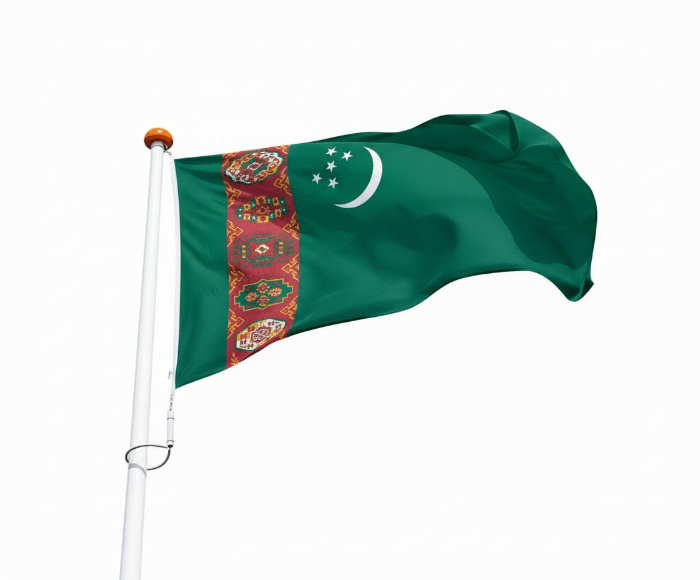 Vlag Turkmenistan