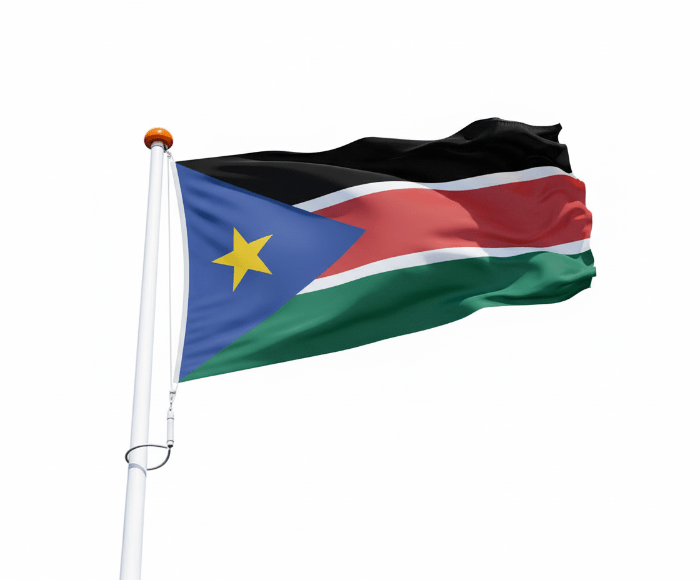 Vlag Zuid-Soedan